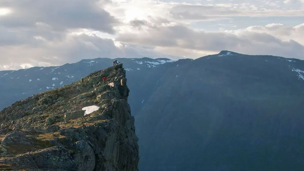 Udsigt fra Uksestigen i Vang