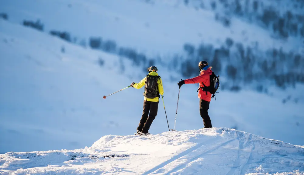Vandring på Tyin Filefjell på en smuk vinterdag