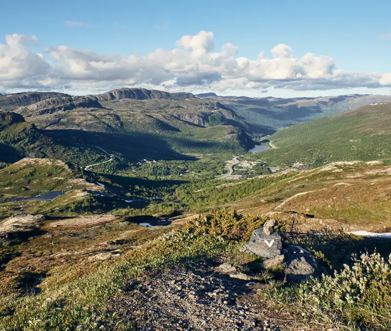 Tur til Skørsnøse af Tyin Filefjell