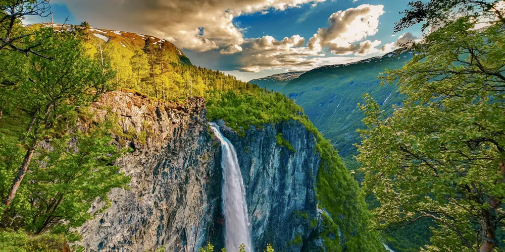 Vettisfossen in Utladalen, Årdal