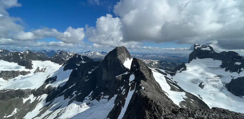 Udsigt fra Store Soleibotntind
