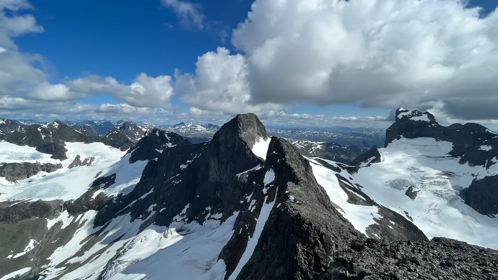 Udsigt fra Store Soleibotntind