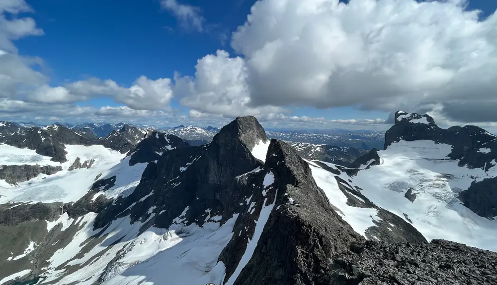 Udsigt fra Store Soleibotntind
