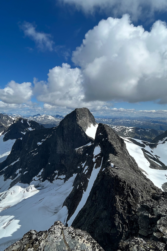Udsigt fra Store Soleibotntind