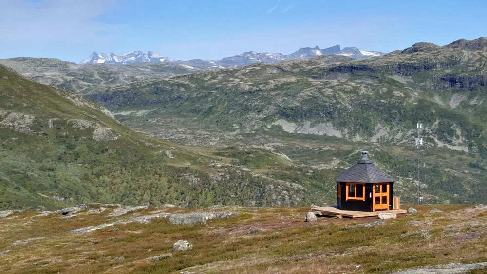 Vidsyn Eldstogo med en fantastisk udsigt over Jotunheimen.