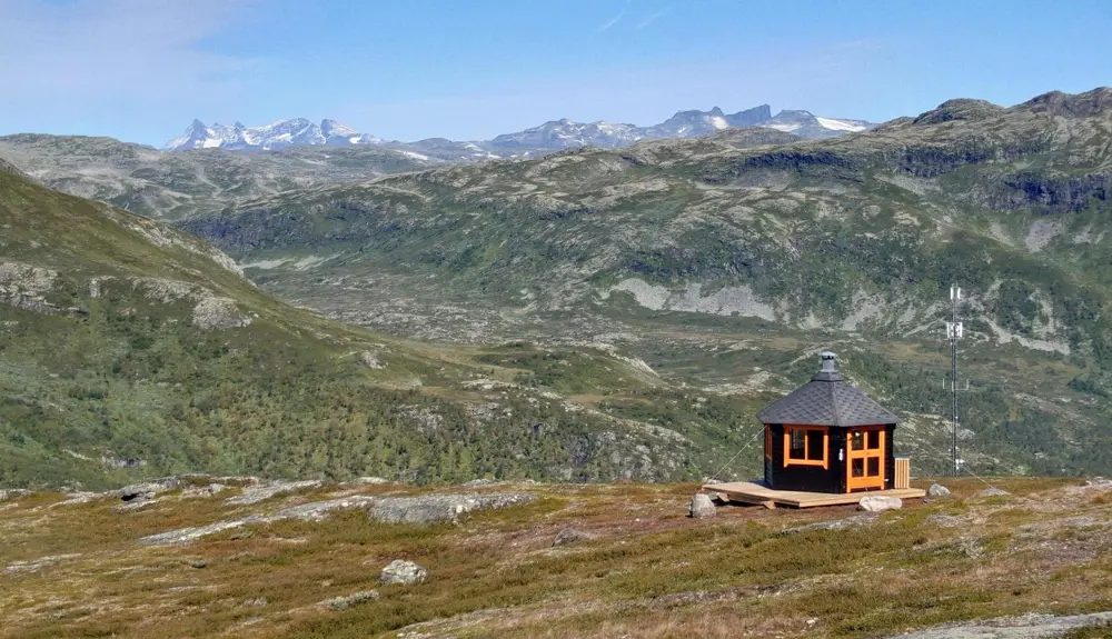Vidsyn Eldstogo med en fantastisk udsigt over Jotunheimen.