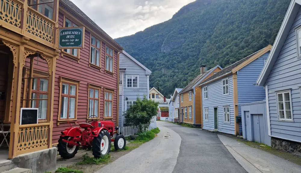 Gamle Lærdalsøyri Foto Håvard Nesbø