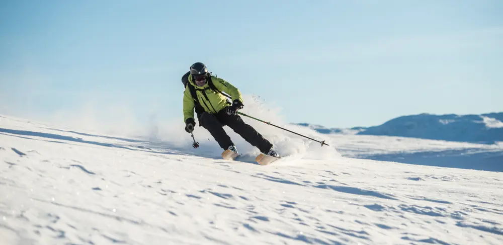 Randonnee på Tyin Filefjell en vakker vinterdag