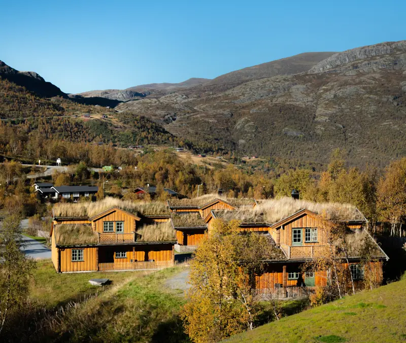 Exterior of the apartments at Filefjellstuene