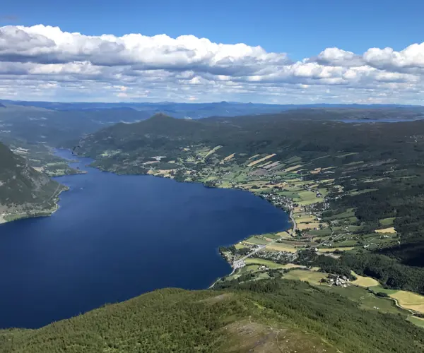 View from Uksestigen in Vang