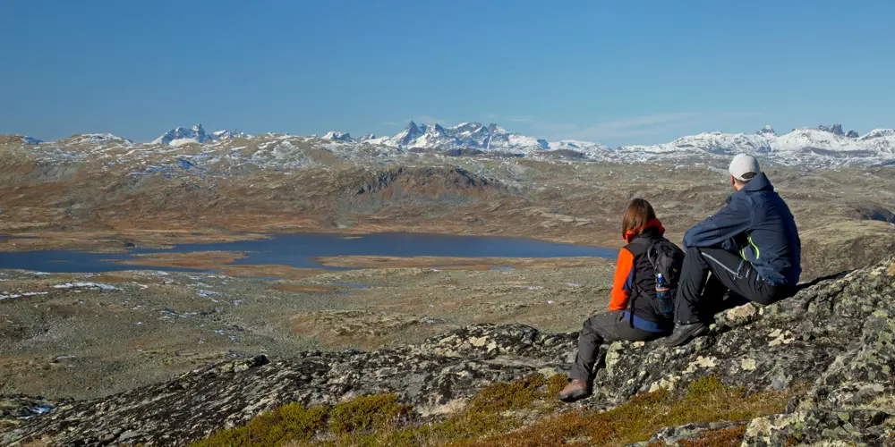 Nærtur til Støgonøse på Tyin Filefjell med utsikt til Jotunheimen