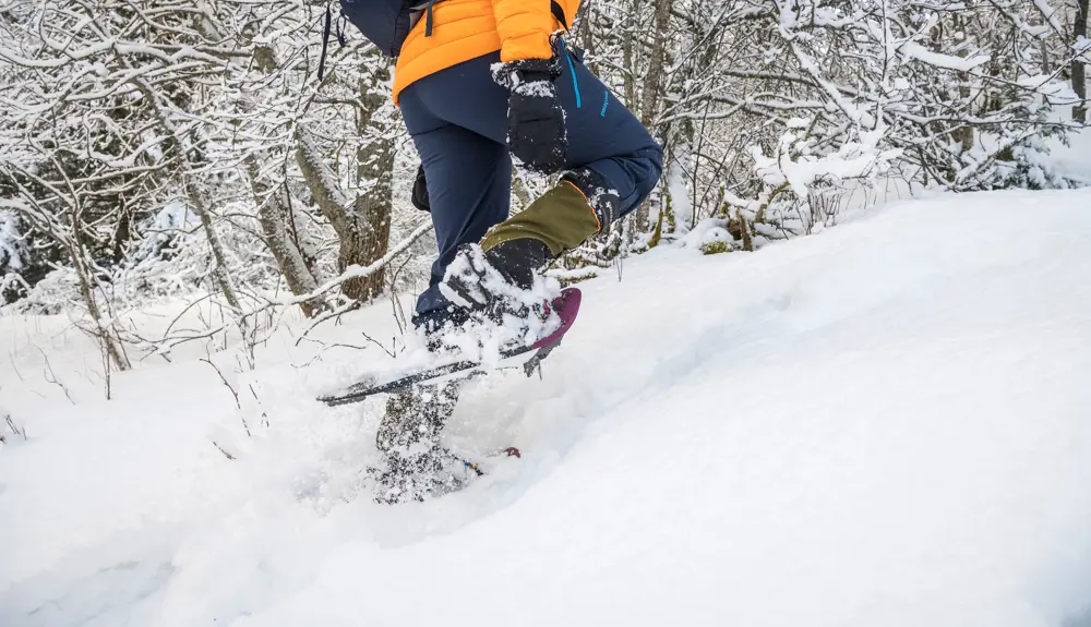 Nærbilde av truger på Tyin Filefjell