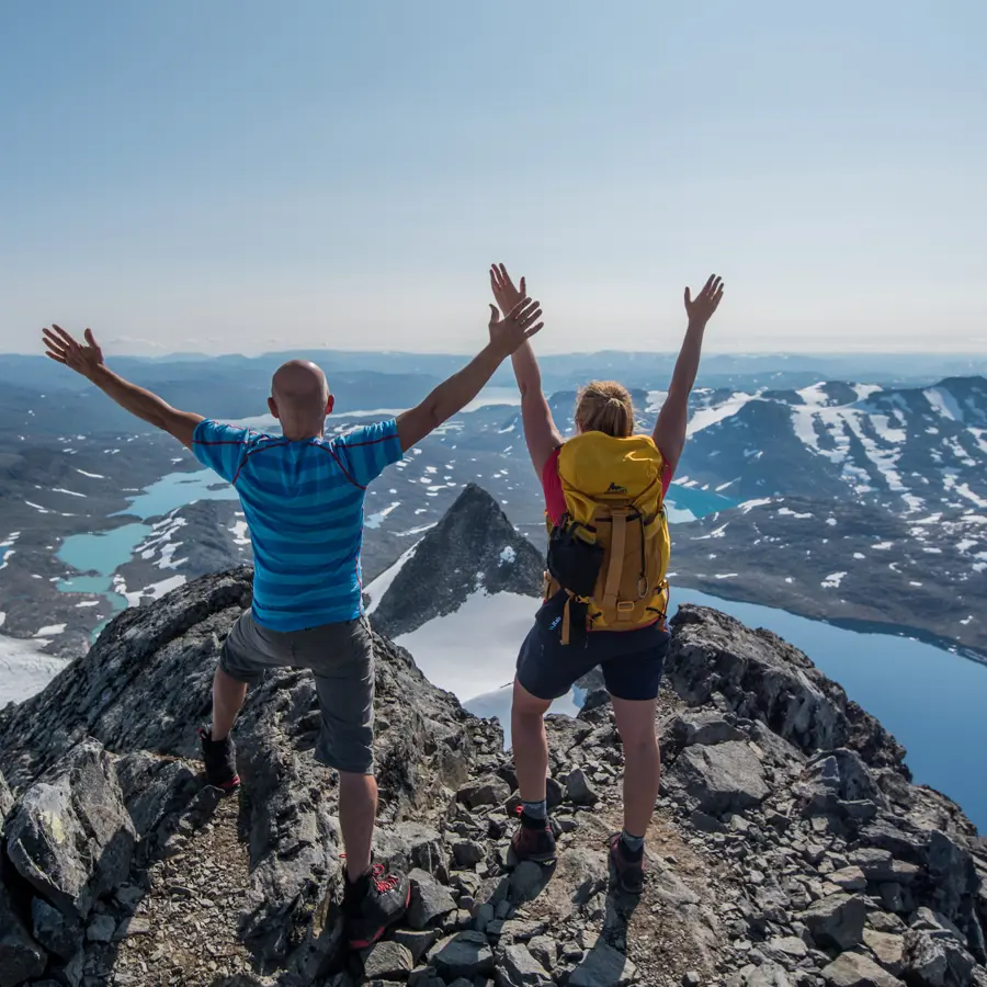 Top atmosphere at the top of Uranostind (2157 m)