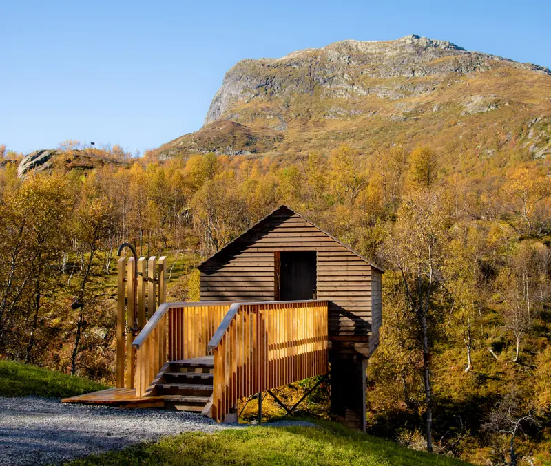 The sauna at the hotel Filefjellstuene