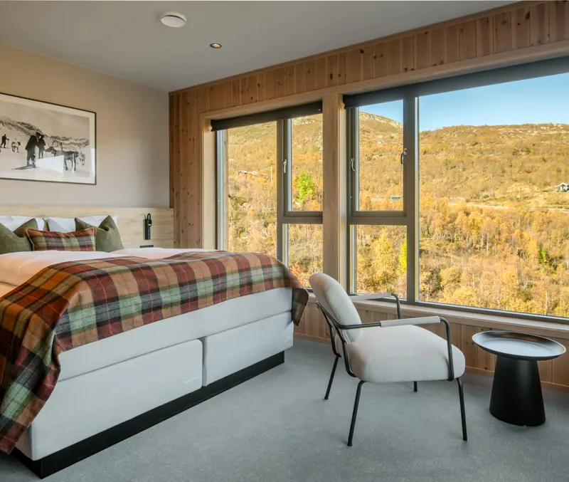 Hotel room with a view at Filefjellstuene